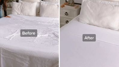 Woman shares genius 'no-ironing' hack for getting wrinkles out of your sheets