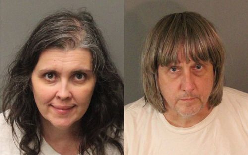 Mugshots for David and Louise Turpin after their arrest earlier this week.