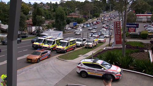 Several NSW Ambulance crews are on scene to provide treatment.