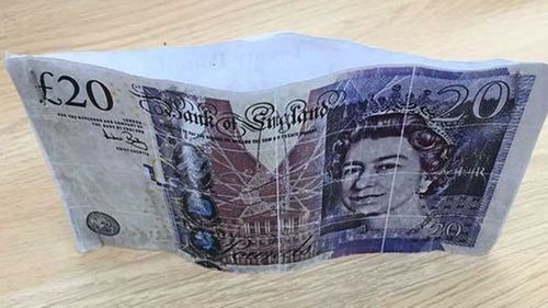 UK bar accepted photocopied banknote forgery