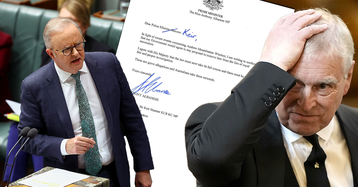 PM Anthony Albanese throws support behind push to remove former prince from line of succession