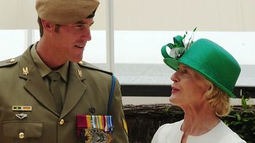 Dame Quentin Bryce awarded Ben Roberts-Smith with his Victoria Cross in 2011.