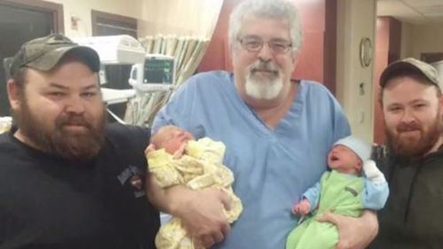 Competitive brothers’ babies born hours apart in opposite rooms