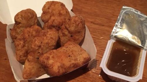 Australian teacher Bernadette Francis has accomplished what few dare to recreate - making the perfect McDonald's McNuggets from home. Picture: Facebook/Bernadette Francis.