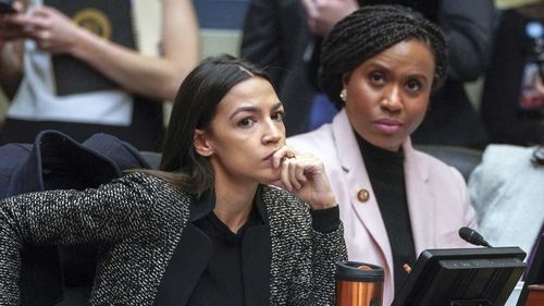 Representatives Alexandria Ocasio-Cortez and Ayanna Pressley are both members of 'the squad', a group of progressive congresswomen.