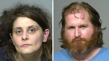 Milwaukee mother, Katie Koch, left, and her boyfriend, Joel Manke, are facing multiple felony charges for allegedly imprisoning two children in their home for years.
