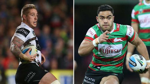South Sydney players Dylan Walker and Aaron Gray moved out of intensive care