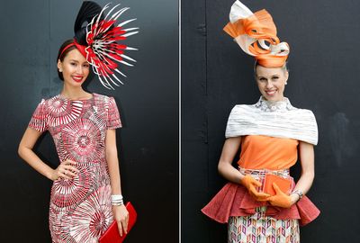 Chloe Moo (left) was the Fashions on the Field National Winner. (Getty)