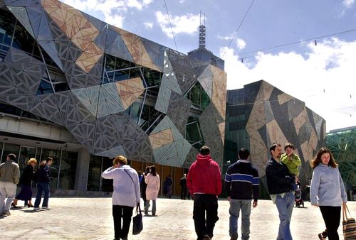 Federation Square in Melbourne.