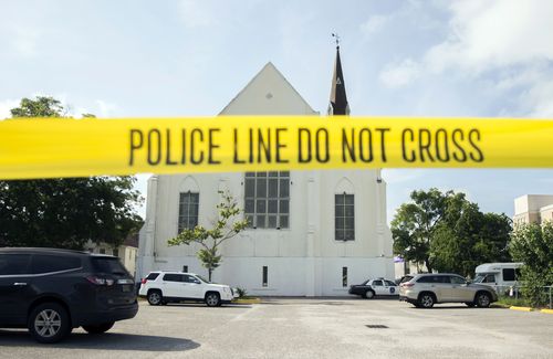 He fired on churchgoers more than 75 times inside Emanuel African Methodist Episcopal Church. (AAP)