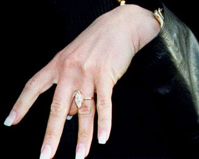 Victoria Beckham, David Beckham, engagement ring