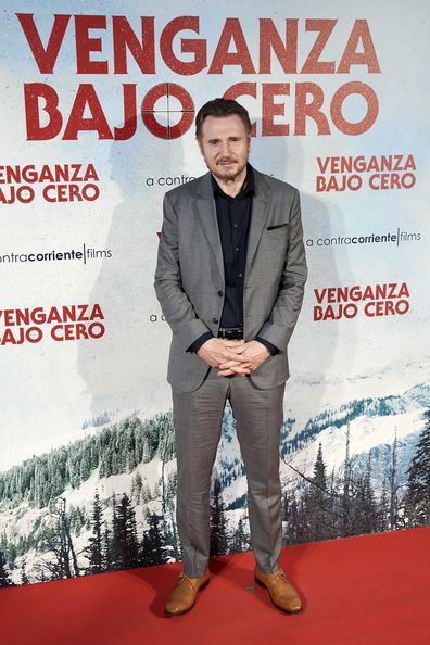 Liam Neeson at the Cold Pursuit premiere in Madrid 