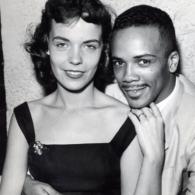 Quincy Jones with his first wife, Jeri Caldwell.