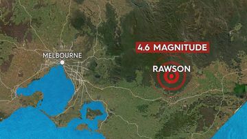 A magnitude 4.6 earthquake has struck east of Melbourne.