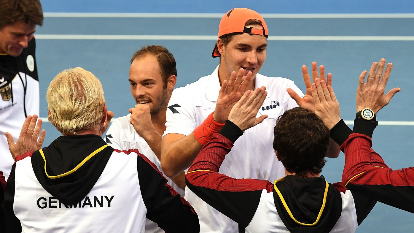 Germany have grabbed a 2-1 Davis Cup lead over the Aussies