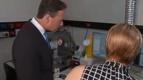 Mr Hunt said research done at the centre was "truly incredible". (9NEWS)