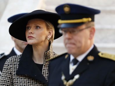 Princess Charlene returns home after rumours of marriage split