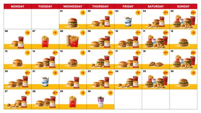 McDonalds 30 days 30 deals