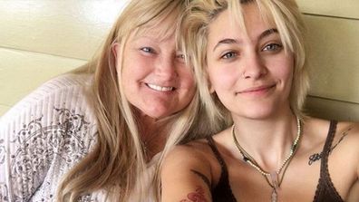 Paris Jackson and Debbie Rowe