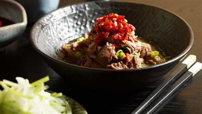 Neil Perry: Shredded lamb shoulder with salted chilli