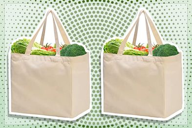 Canvas Grocery Tote Bags