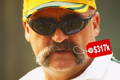 According to internet legend, the Aussie cricketer had his amazing mo insured for $317,000.