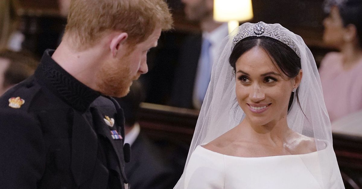 The Touching Detail About Meghan Markle's 16-Foot Wedding Veil