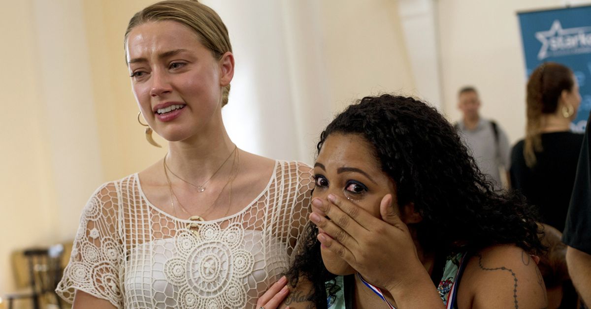 Amber Heard In Tears As Johnny Depp Helps South American Children Hear For The First Time