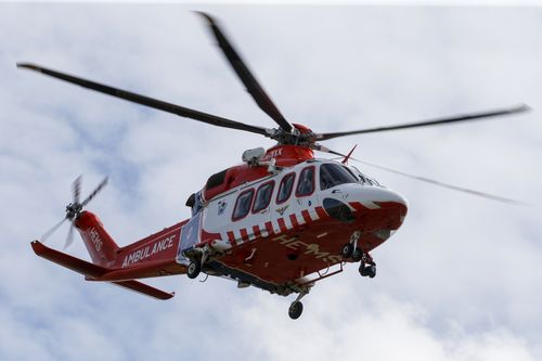 NEWS December 6, 2021. Generic Ambulance Victoria helicopter. Air Ambulance fleet Photo: Paul Rovere
