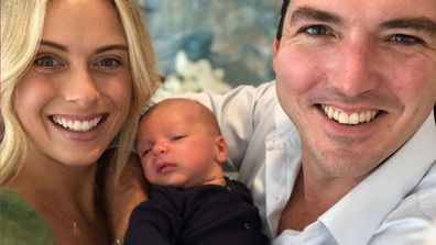 The couple welcomed little Oscar into the world on February 6, 2020. 