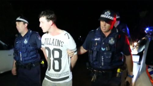 Mr Gillard was captured but Ms Boyd remains on the run. (9NEWS)