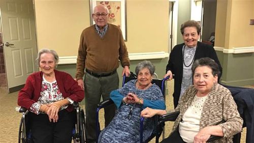 Five elderly siblings reunited at same US nursing home