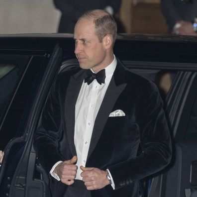Prince William attends London's Air Ambulance Charity Gala Dinner after King Charles' public cancer diagnosis.