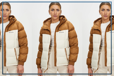 9PR: Columbia Pike Lake II Insulated Jacket, Camel Brown and Chalk