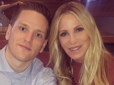 Real Housewives of Orange County star Lauri Peterson with her son Josh Waring.