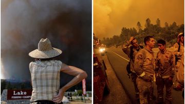 Residents are evacuated and firefighters are battling wildfires in Redding California
