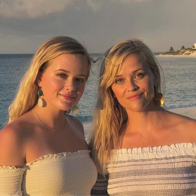 Reese Witherspoon and daughter Ava Phillippe.