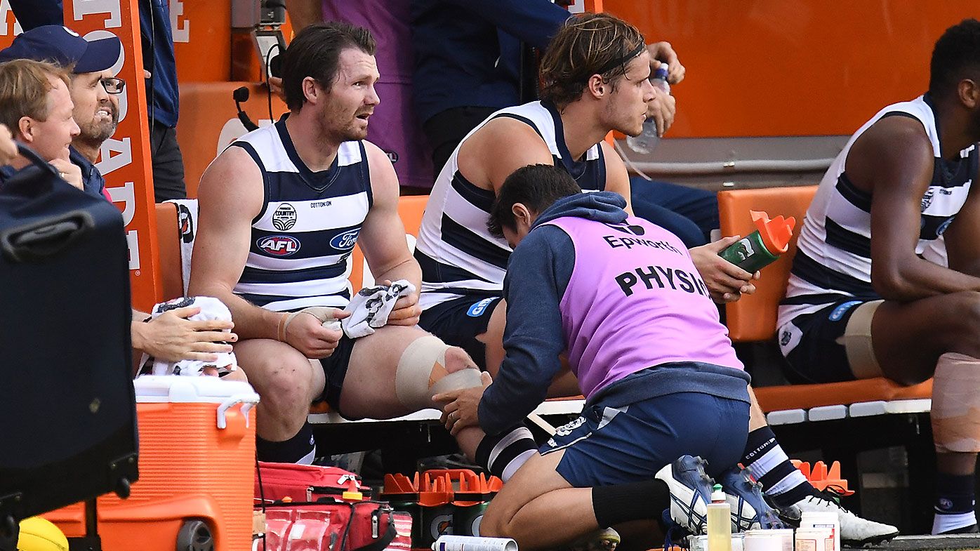 Port Adelaide great Kane Cornes accuses Patrick Dangerfield of 'playing up' injuries