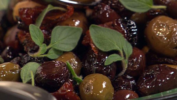 Roasted olives