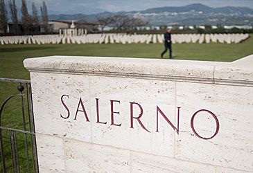 Soldiers from which army were charged with mutiny at Salerno during World War II?