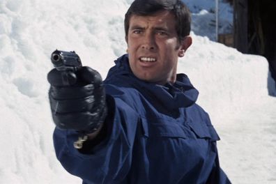 George Lazenby as James Bond in On Her Majesty's Secret Service (1969).