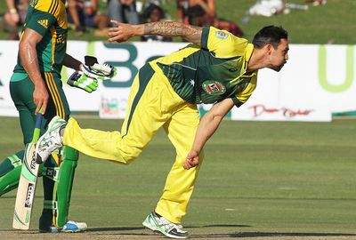 <b>Mitchell Johnson's standing as the world's most feared paceman has been confirmed after the Australian was named the ICC's Cricketer of the Year.  </b><br/><br/><a href="http://wwos.ninemsn.com.au/article.aspx?id=8929506"><i>Johnson was named winner of the prestigious Sir Garfield Sobers Trophy on Friday,</i></a> having also been named the ICC's Cricketer of the Year in 2009.<br/><br/>Winning the sport's highest individual honour caps his fairytale second coming which featured bouts of devastating bowling that saw many of the game's best batsmen ducking for cover. Re-live some of his greatest hits!<br/>