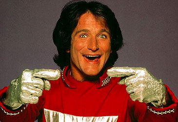 What is the shape of Mork from Ork's spacecraft in Mork & Mindy?