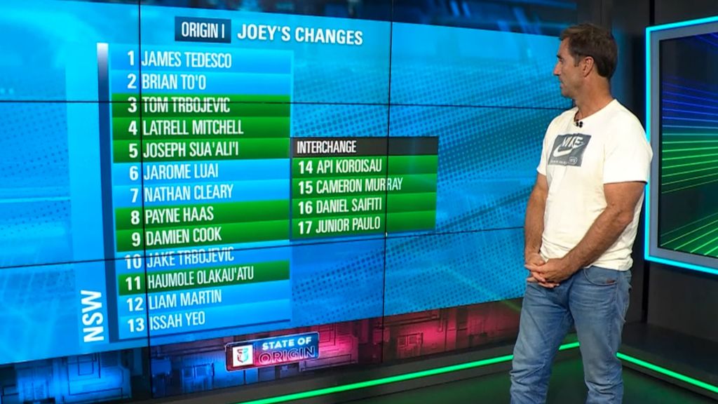 EXCLUSIVE: Six players axed, two stars benched in Andrew Johns' NSW side for Origin I