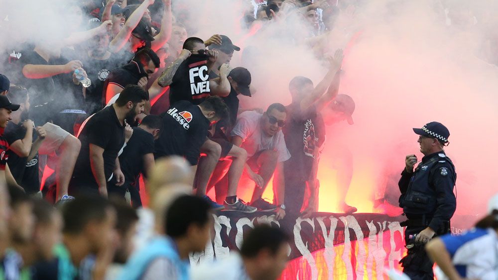 Gallop threatens fan bans over flares