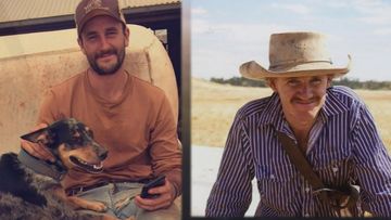 Peter Ritter, 29, and Gavin U&#x27;Ren, 30, were in helicopters mustering cattle when they collided shortly after take-off.