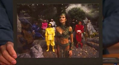 Mariska Hargitay, Power Rangers, movie, character, costume, Queen Dulcea