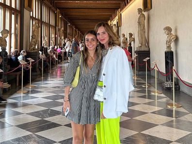 Trinny Woodall with her daughter Lyla Elichanoff.