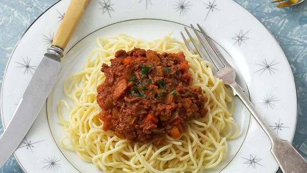 1960s recipe: Spaghetti bolognese