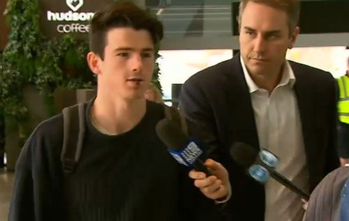 Andrew Brayshaw says he's "already forgiven" Andrew Gaff. Picture: 9NEWS